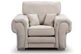 NEW Verona Sofa Suite 1 Seater Full Back